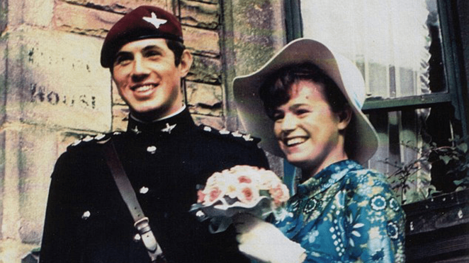 Helen and Clive together after their wedding day